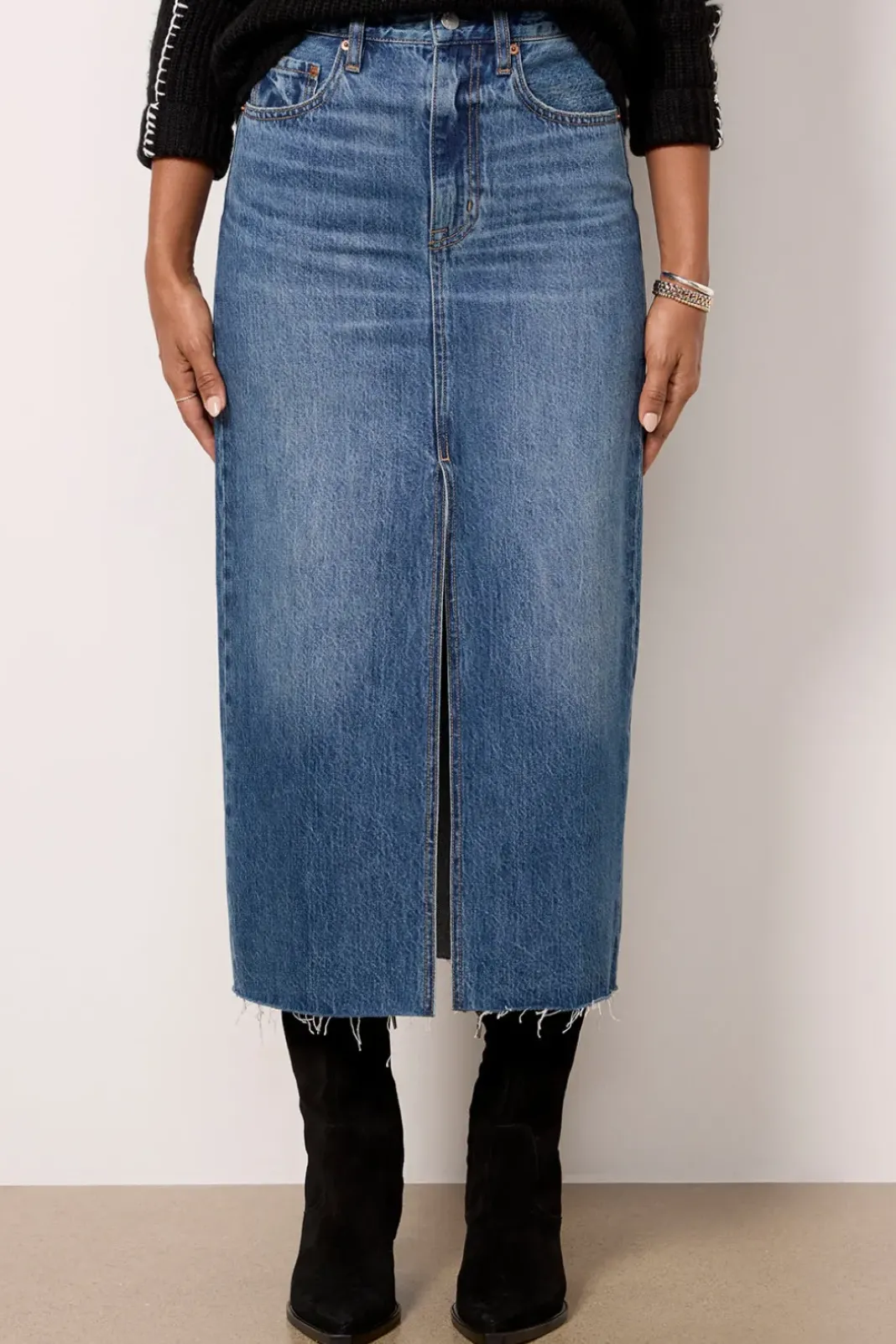 Skirts<PISTOLA Alice Midi Skirt Fairfax