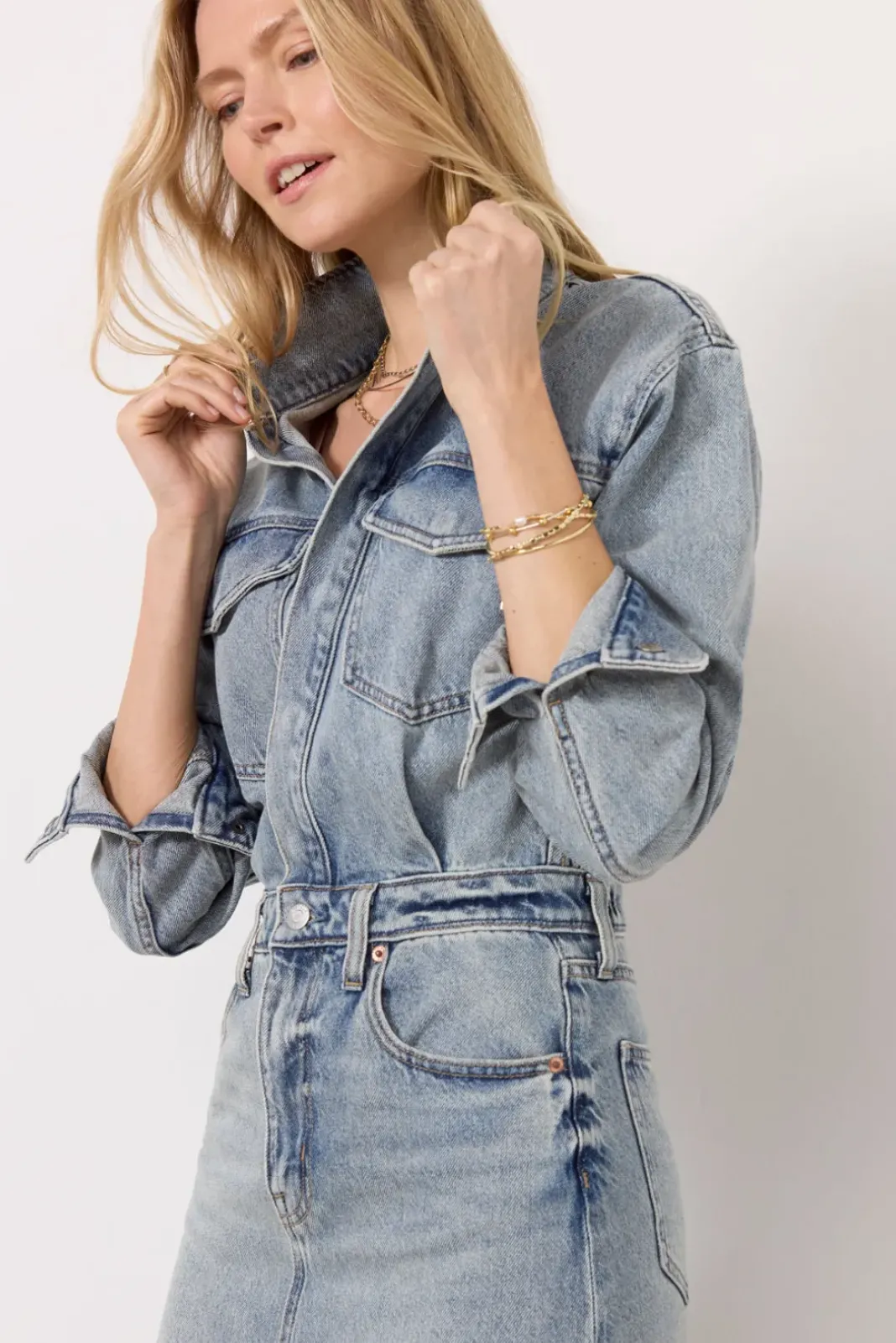 Dresses<PISTOLA Amira Midi Dress Newport