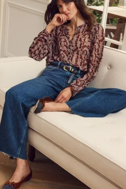 Jeans<PAIGE Anessa 31` w Raw Hem Arpeggio