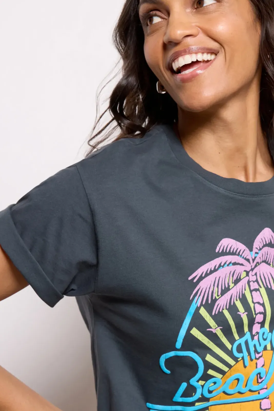 Tops & Tees<DAYDREAMER Beach Boys California Dreaming Tee Vintageblack