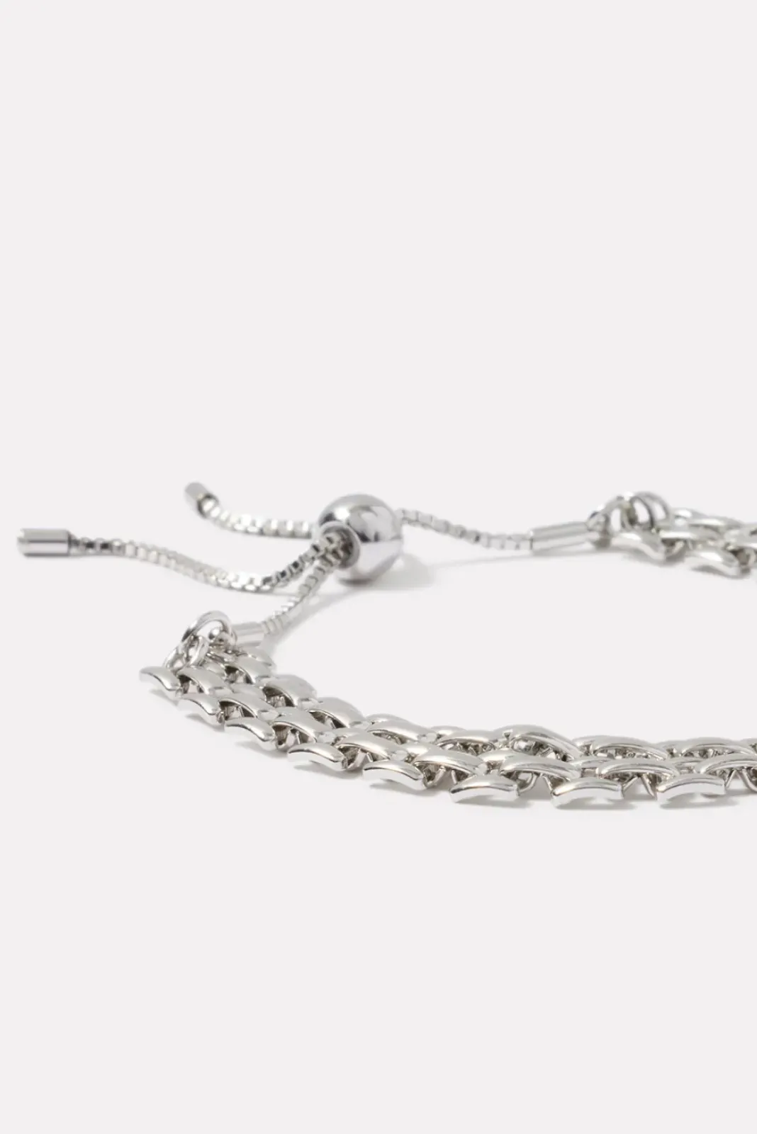 Jewelry<EVEREVE Benson Mesh Pull Bracelet Silver