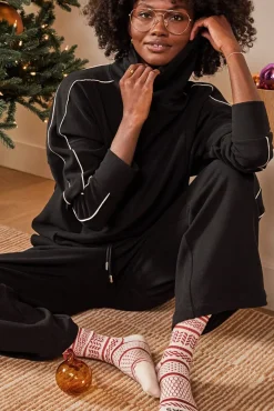 Pants & Leggings|Matching Sets<VARLEY Brushed Rib Wide Leg Pant 28` Black