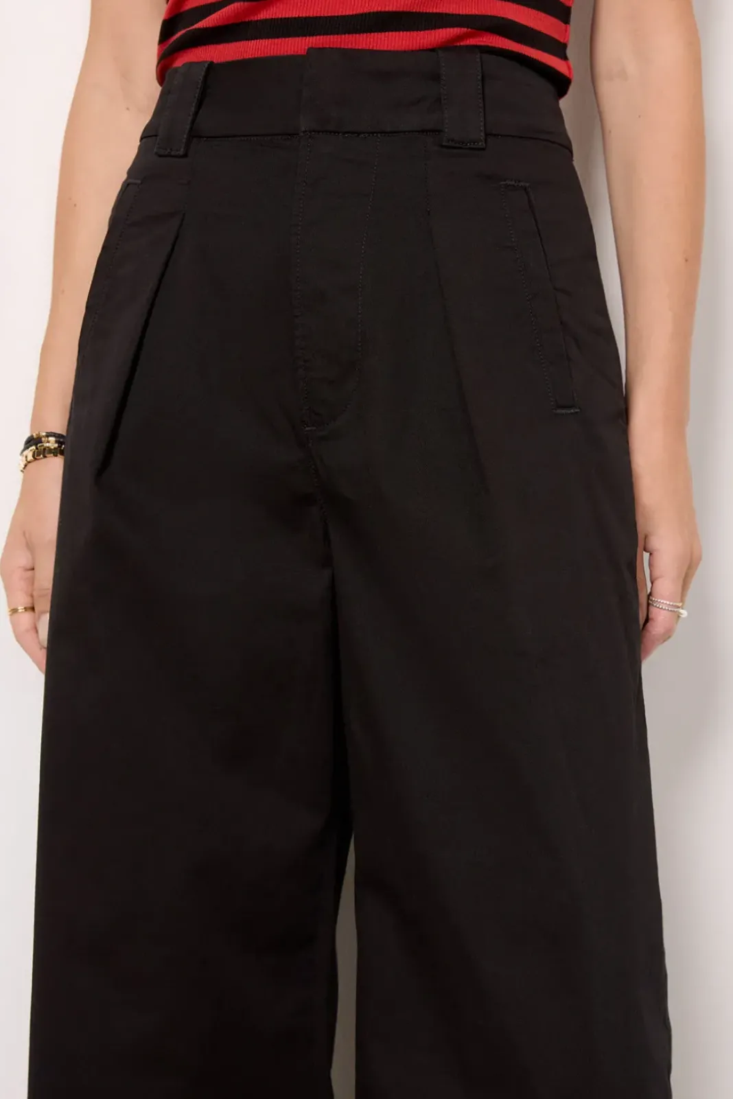 Pants & Leggings<CITIZENS OF HUMANITY Cara Cropped Pleated Trouser Black