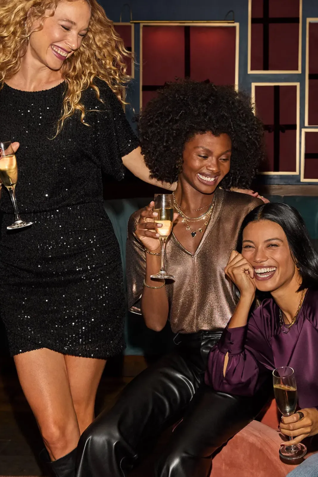 Dresses<Z SUPPLY Carmela Sequin Dress Black