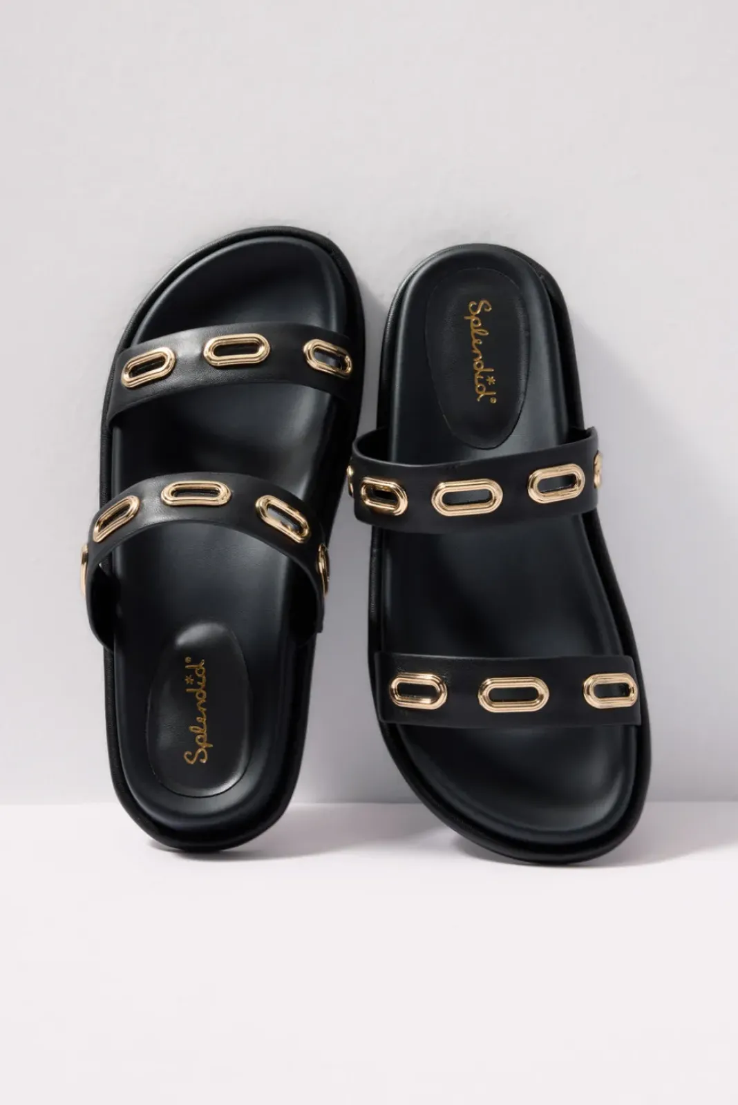 Shoes<SPLENDID FOOTWEAR Carmen Slide Sandal Black