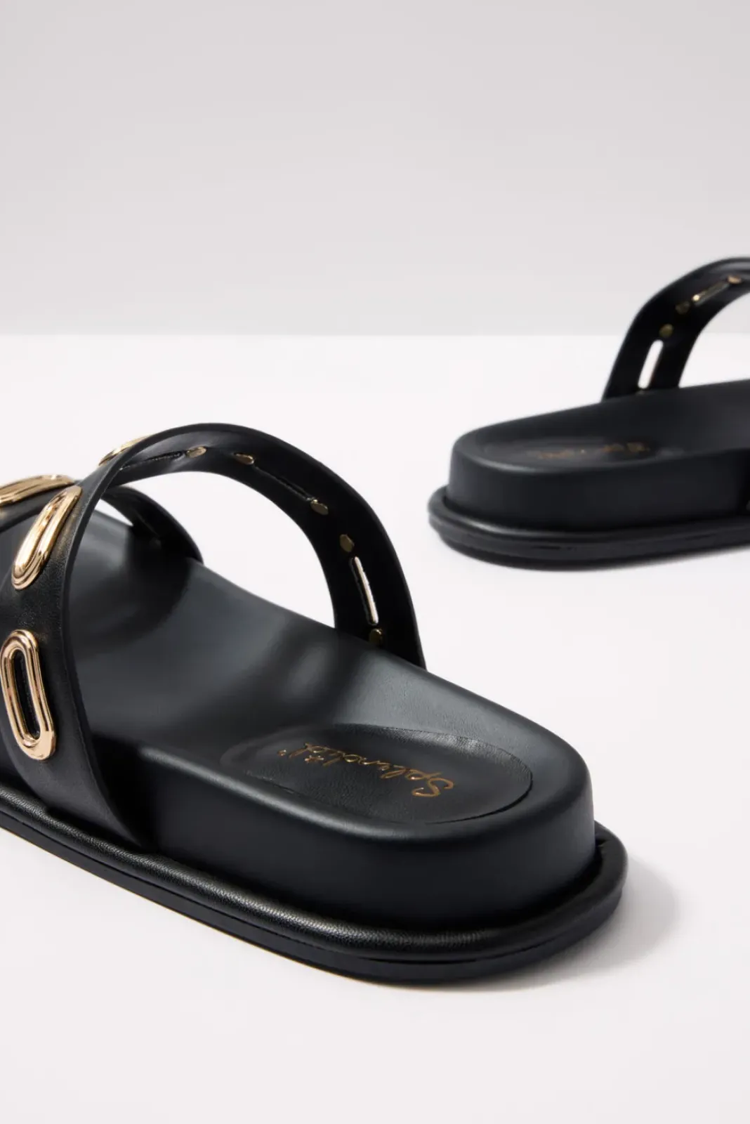 Shoes<SPLENDID FOOTWEAR Carmen Slide Sandal Black