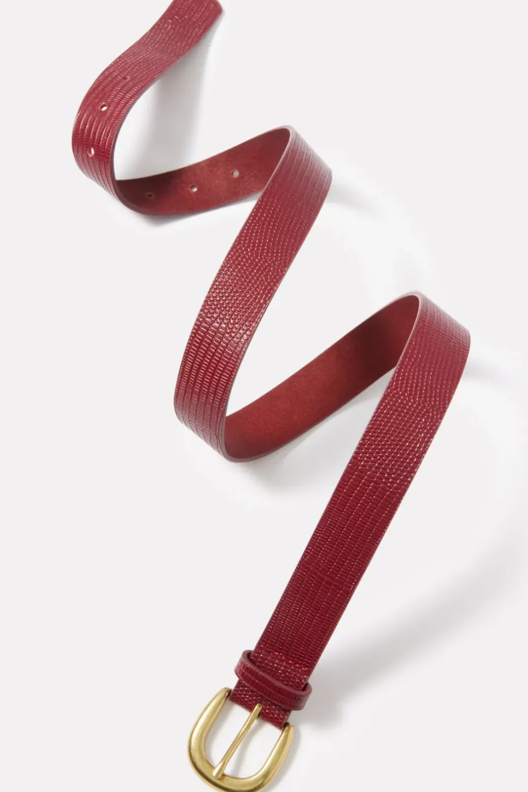 Belts<EVEREVE Cheyenne Croc Belt Red