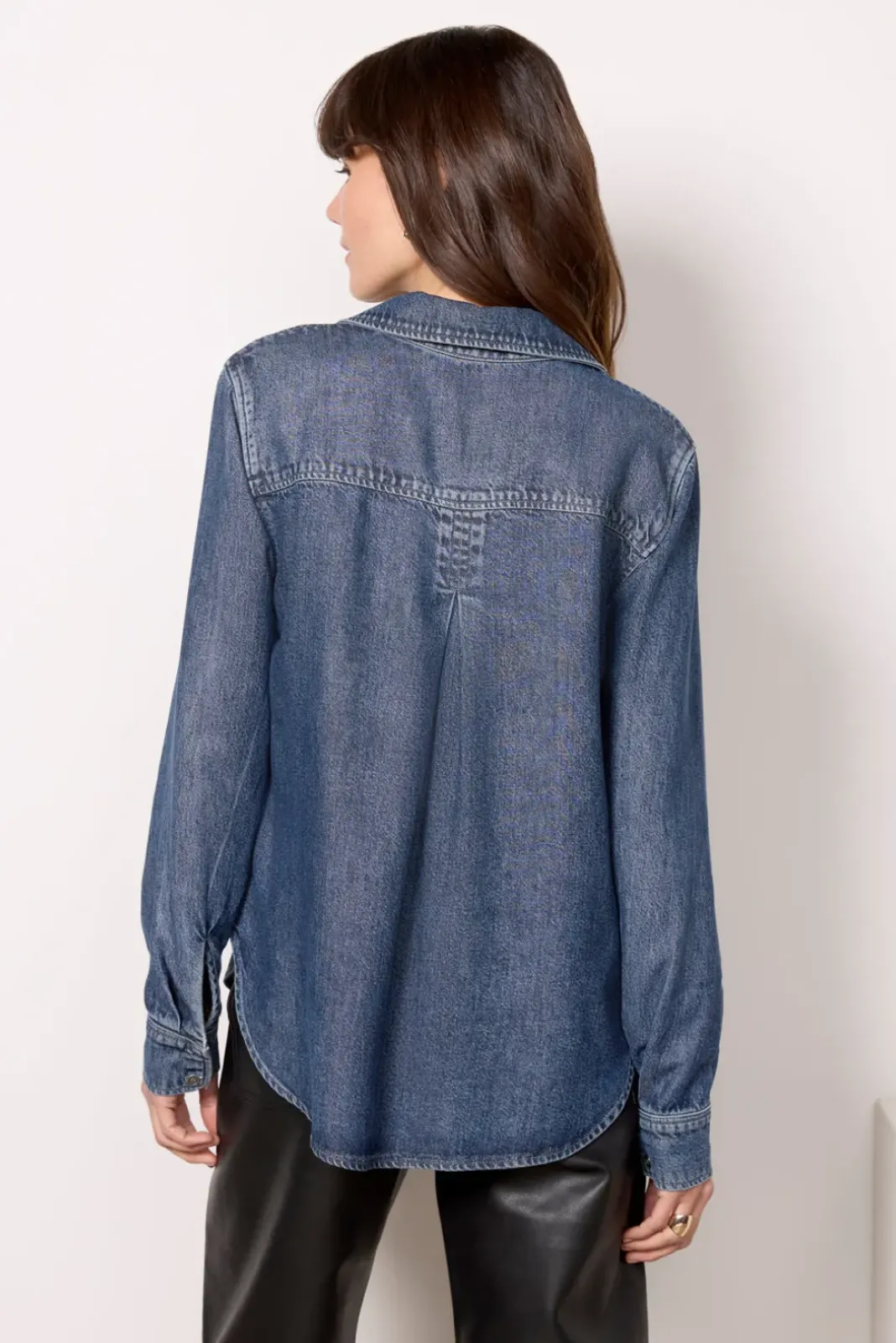 Tops & Tees<CLOTH AND STONE Denim Shirt Horizonwash