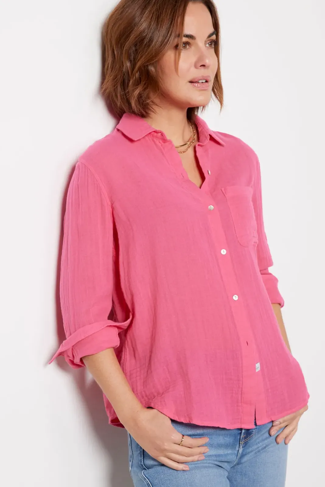 Tops & Tees<RAILS Ellis Button Down Hibiscus