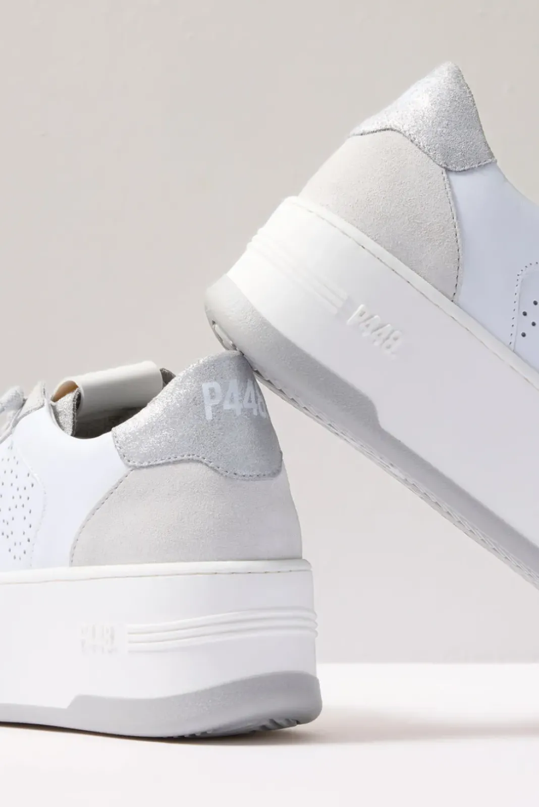 Shoes<P448 Empire Sneaker White/Silver