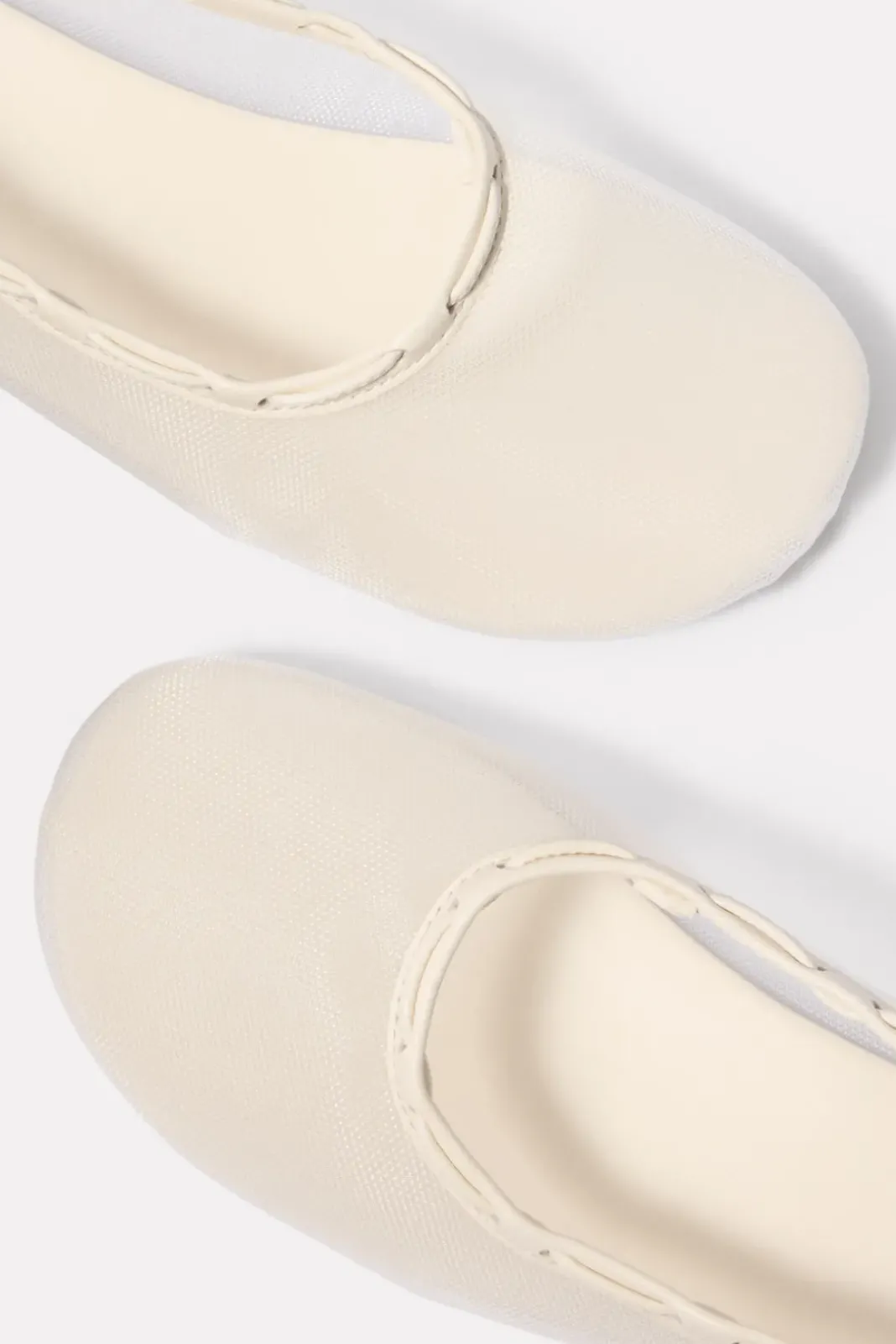 Shoes<ALOHAS Gill Mesh Leather Ballet Flats White