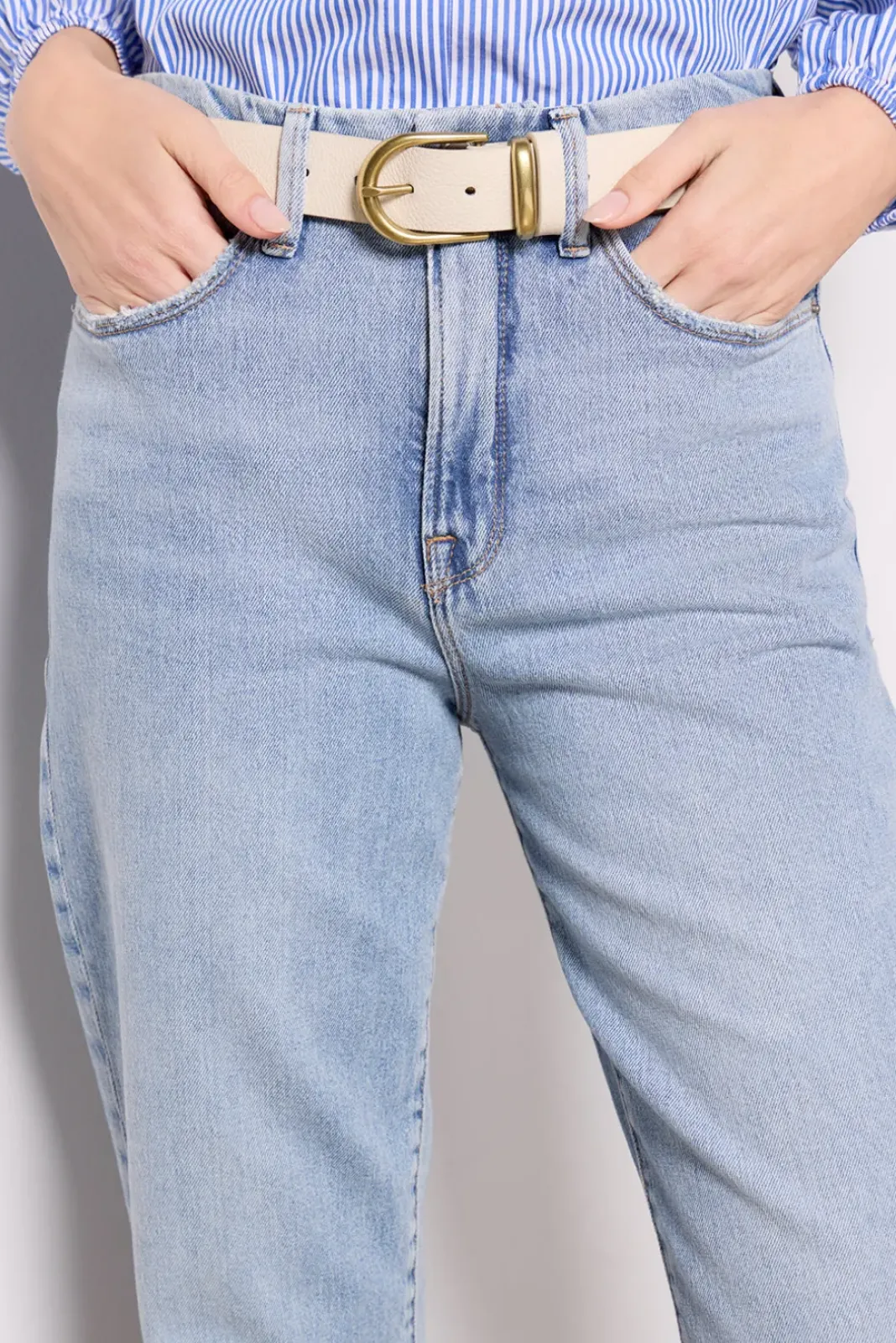 Jeans<GOOD AMERICAN Good Boy Straight Crop Indigo766
