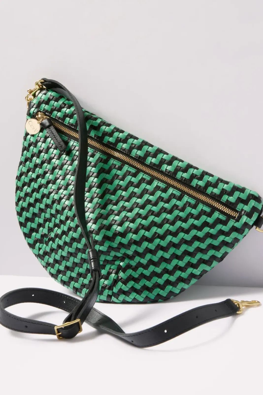 Bags<CLARE V. Grande Fanny Mintopal/Black