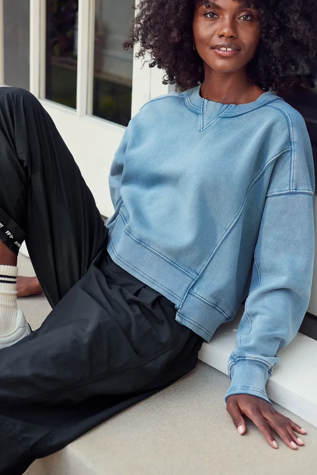 Sweatshirts<FP MOVEMENT Intercept Pullover Bluegrey