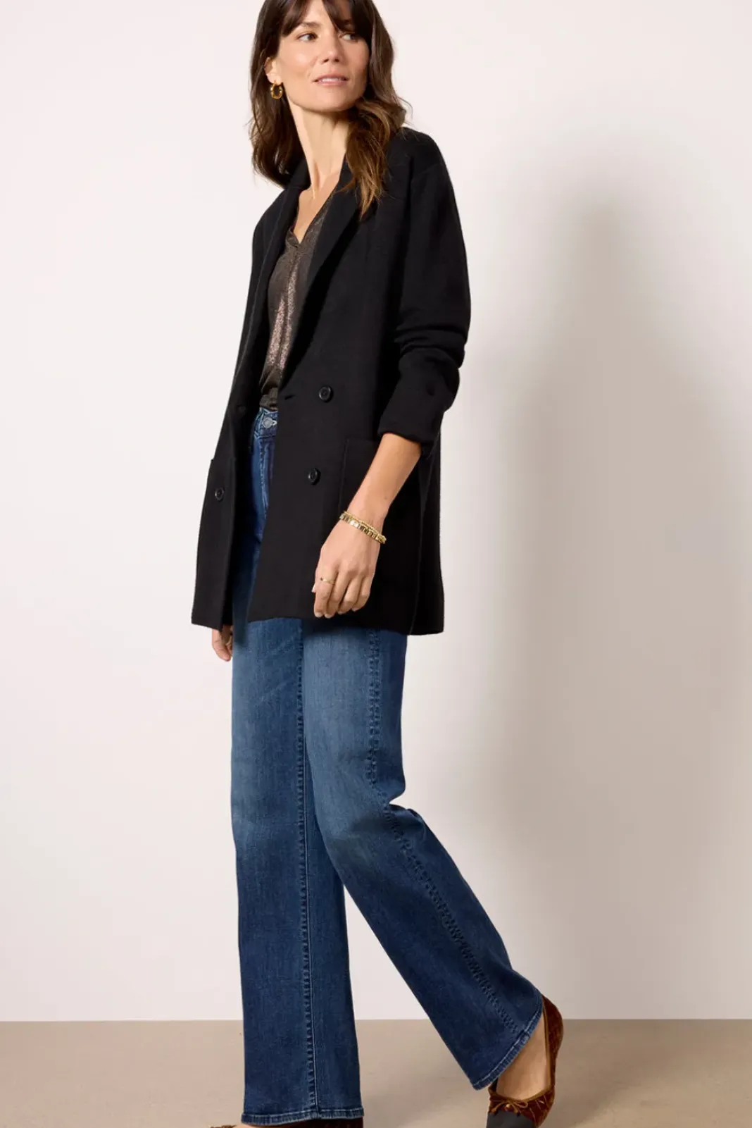 Blazers & Jackets<EVEREVE Ivy Sweater Blazer Black