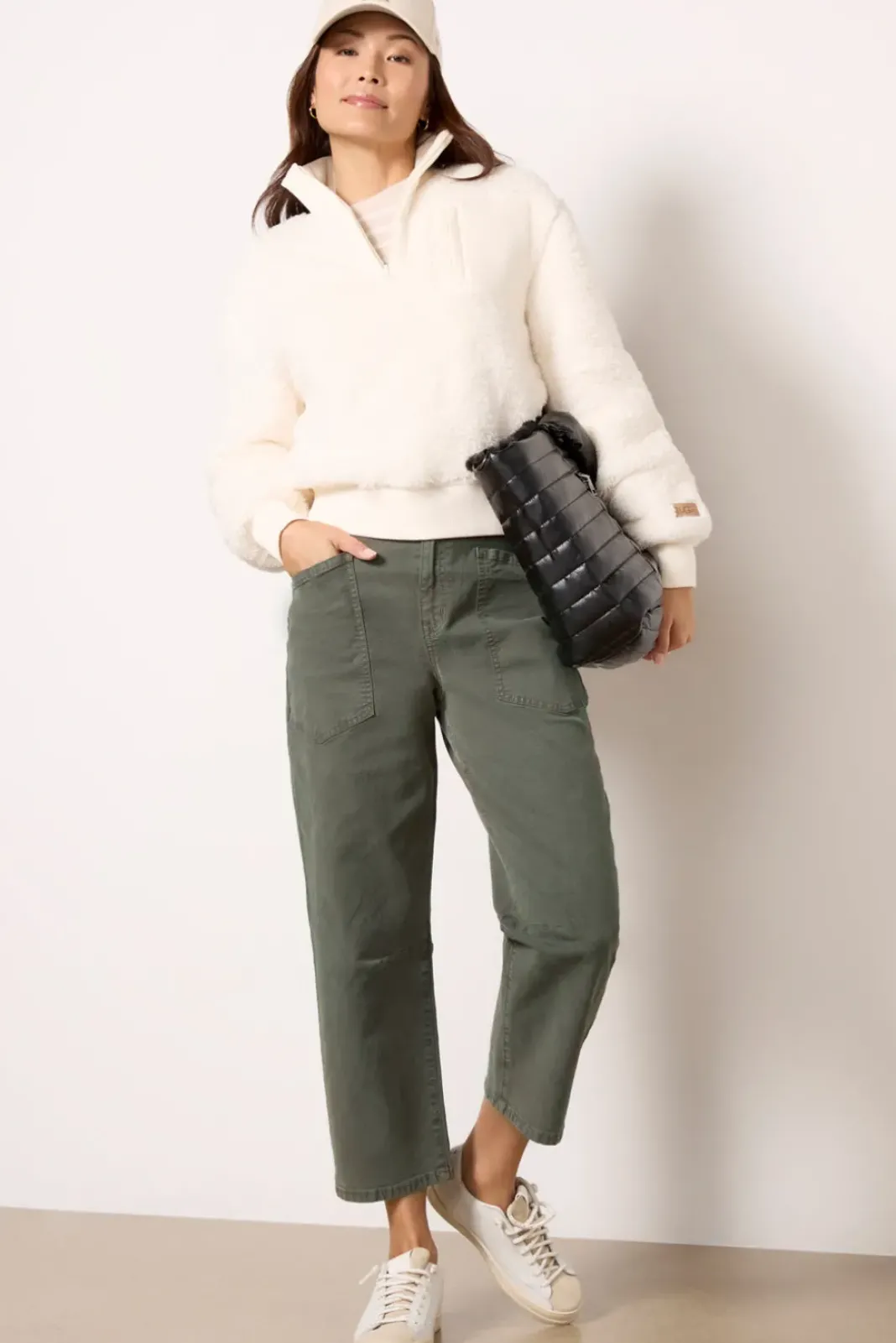 Blazers & Jackets<UGG Janeann Half Zip Cream