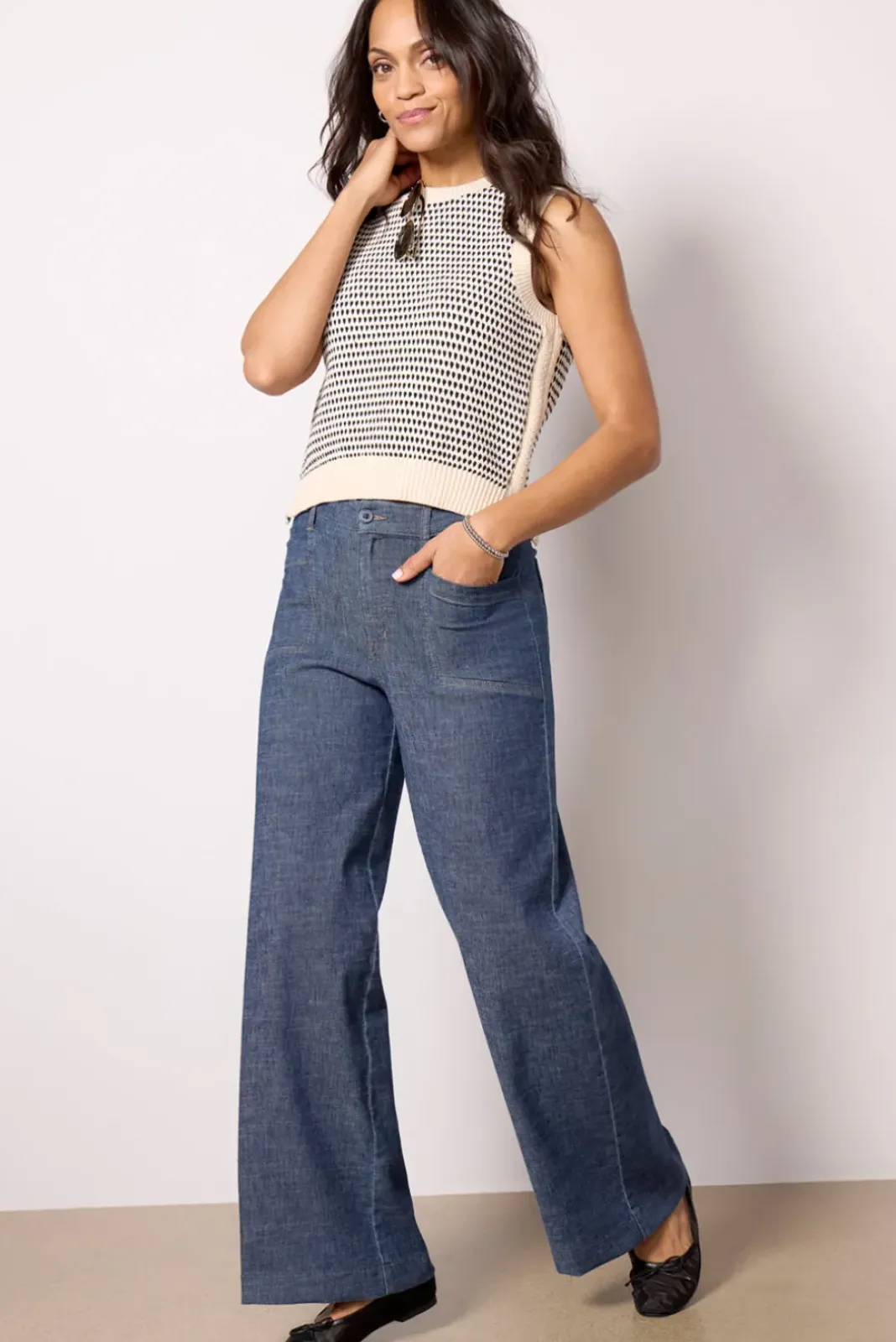 Pants & Leggings<EVEREVE Joelle Stretch Linen Trouser Stargazer