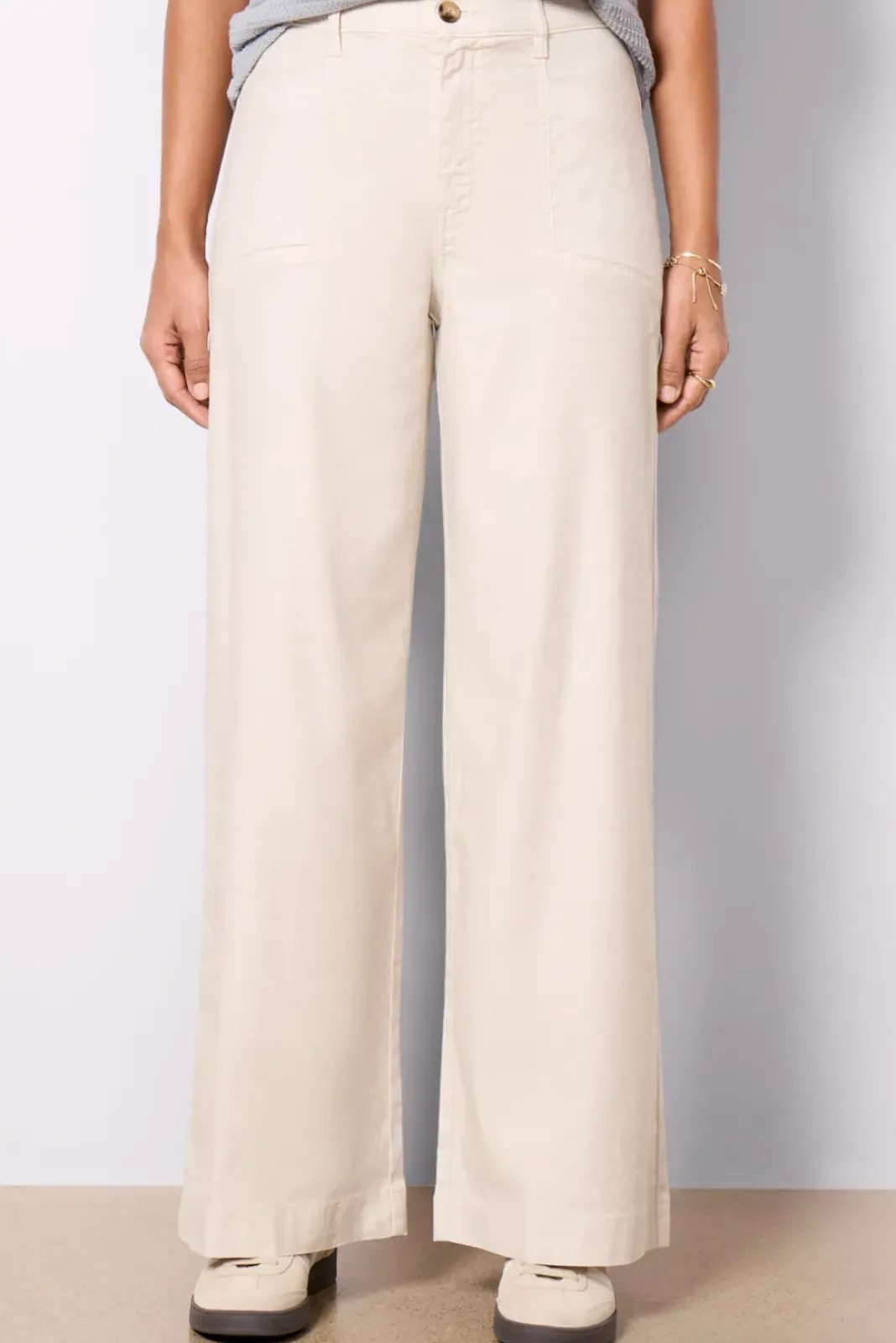 Pants & Leggings<EVEREVE Joelle Stretch Linen Trouser Barelybeige