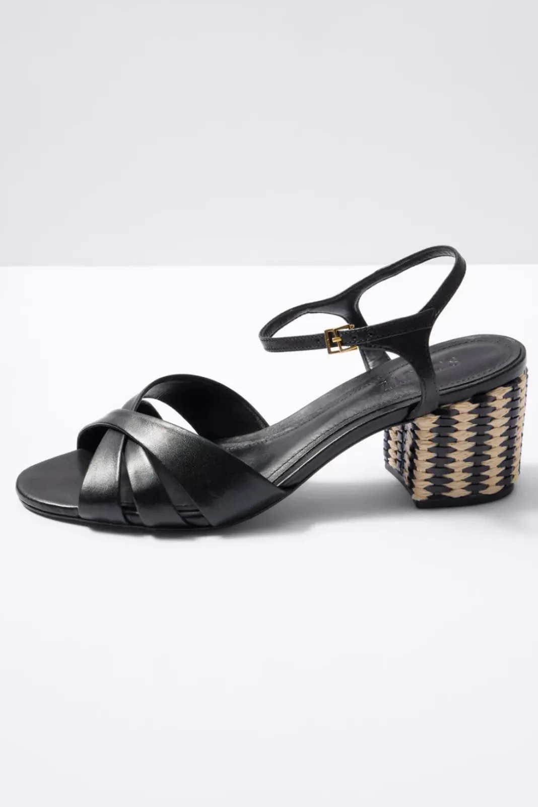 Shoes<SCHUTZ Keefa Mid Block Heel Black