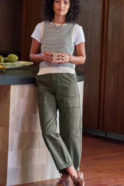 Sweaters<VARLEY Knowles Textured Knit Vest Ivory