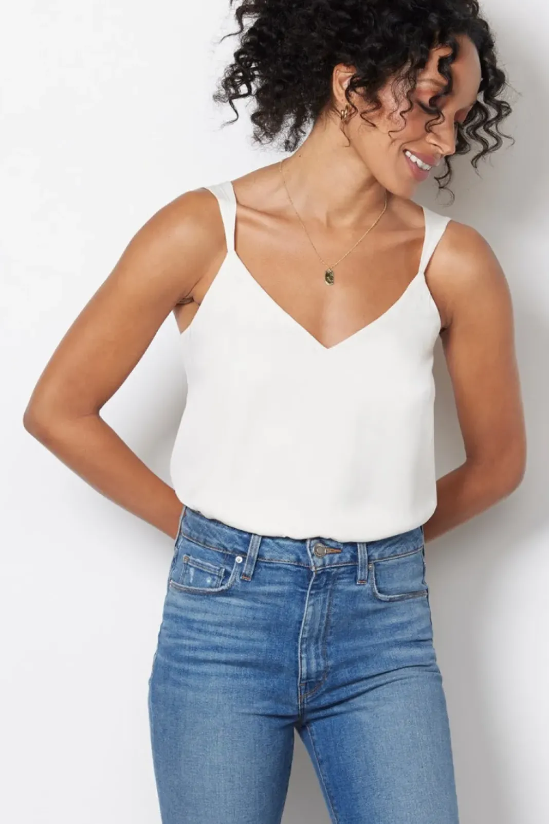 Intimates & Lounge<EVEREVE Kyle V Neck Cami Ivory