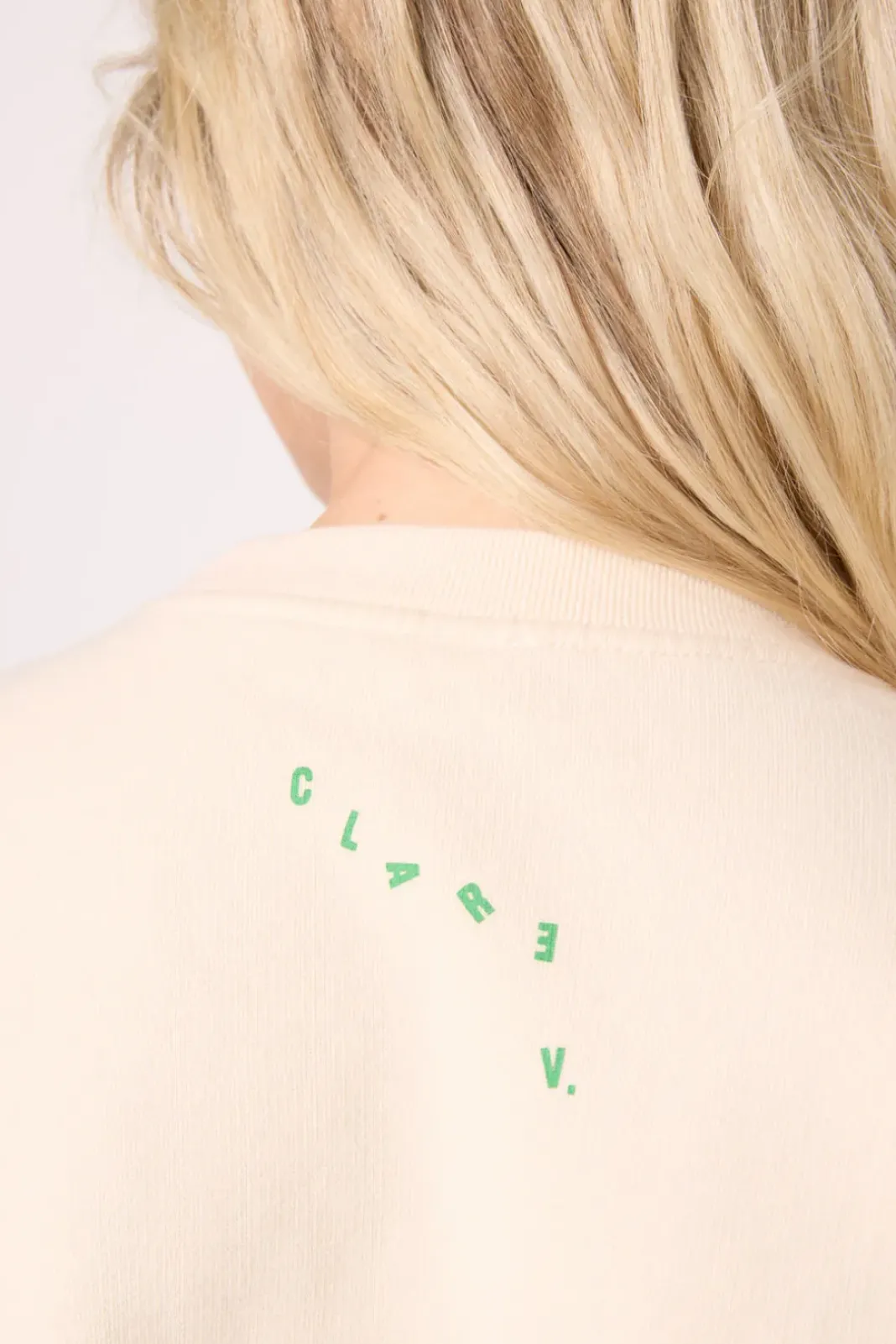 Sweatshirts<CLARE V. Le Weekend Oversized Sweatshirt Cream