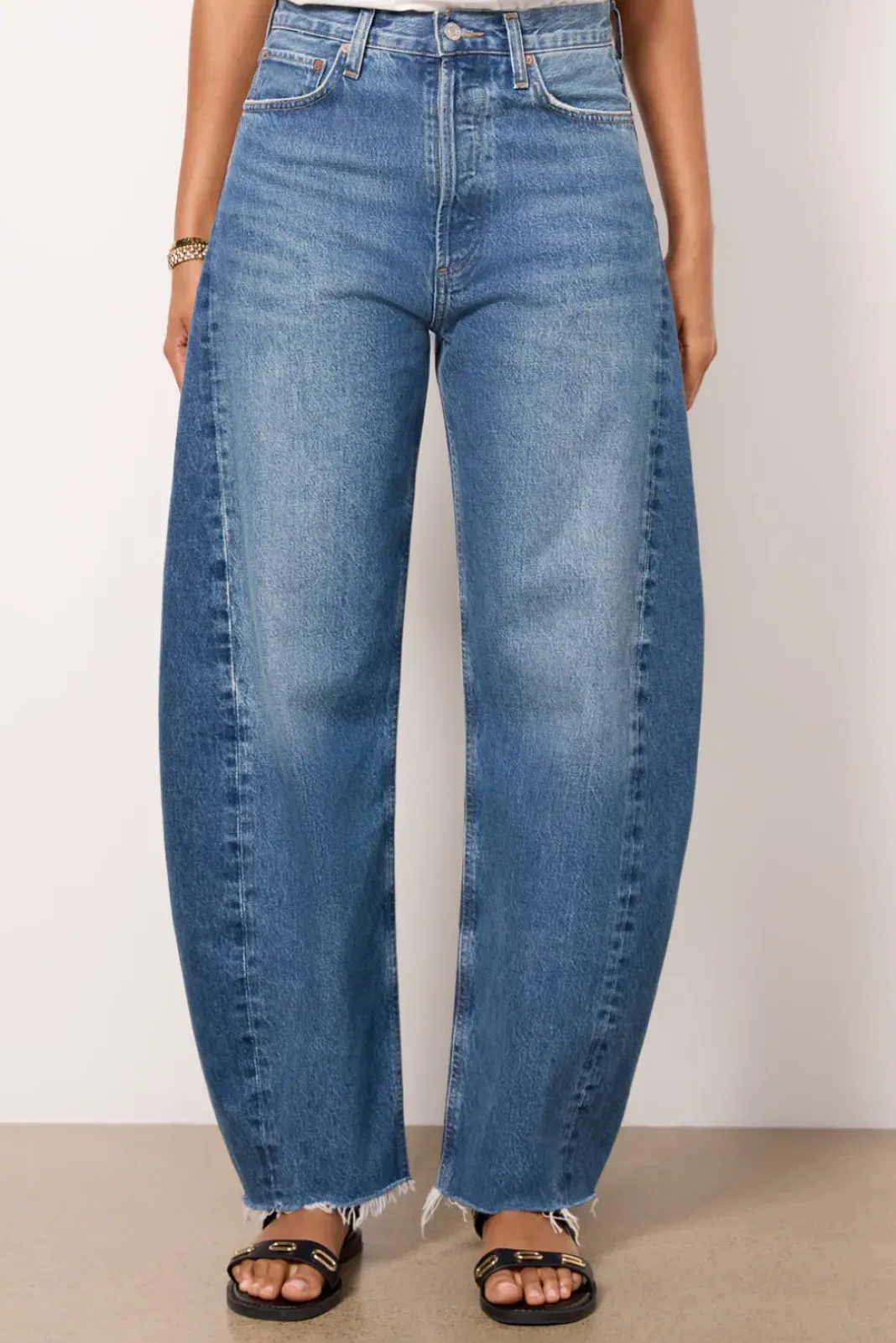 Jeans<AGOLDE Luna Pieced Denim Split