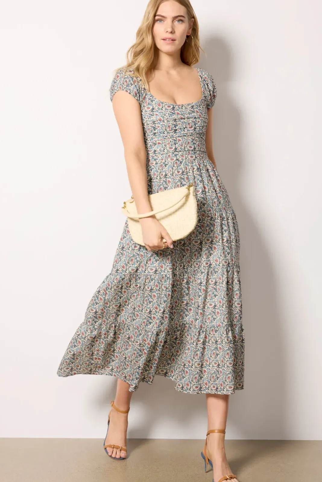 Dresses<PAIGE Marchella Dress Botanicalbluemulti