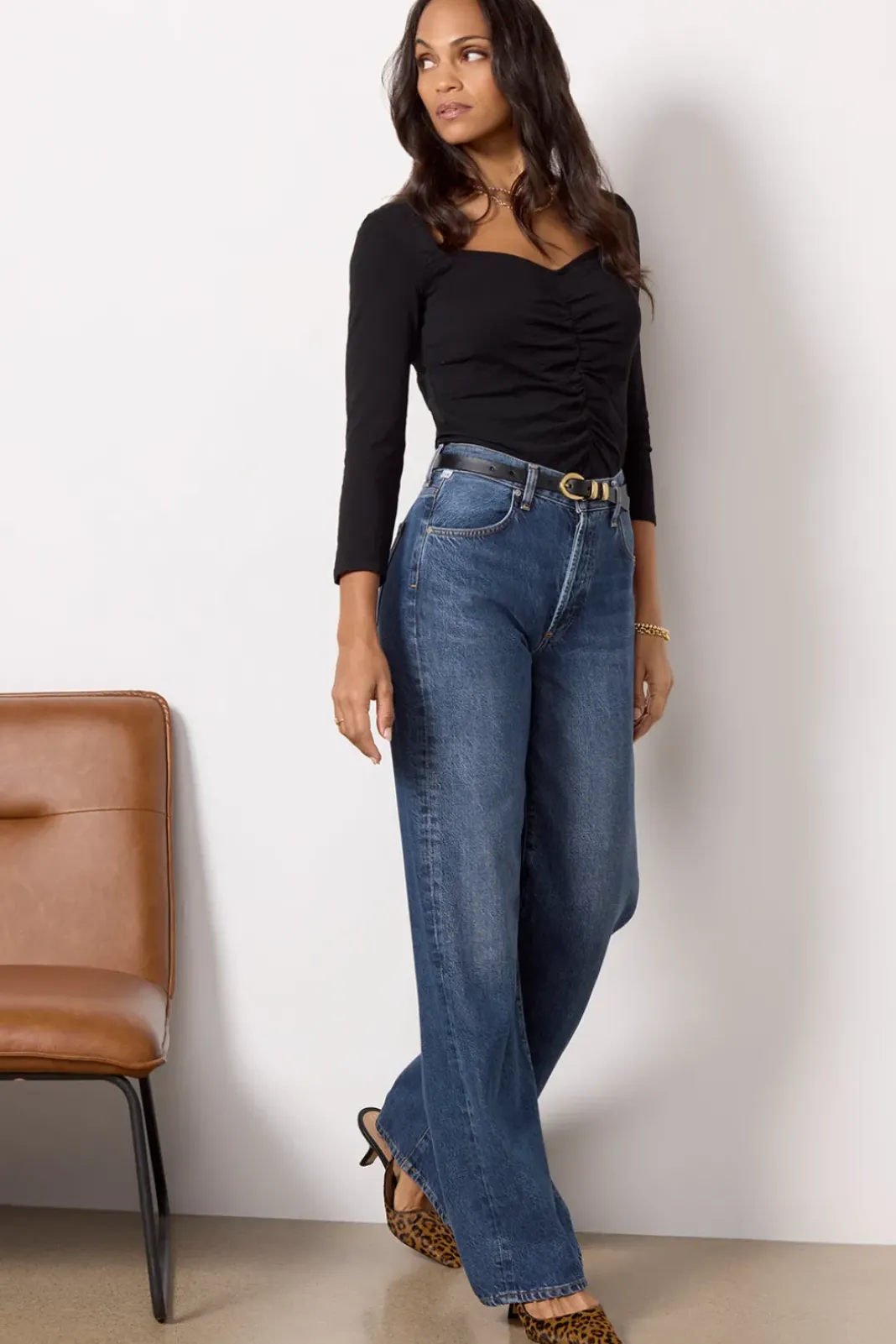 Tops & Tees<NATION LTD Mikaela Top Jetblack