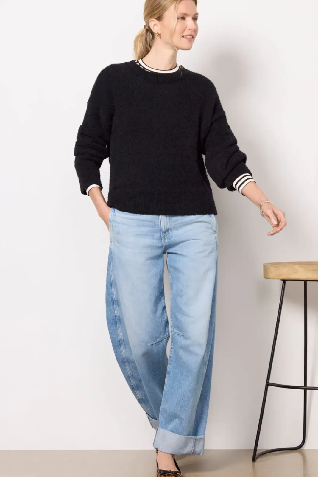 Sweaters<SANCTUARY Mila Pullover Black