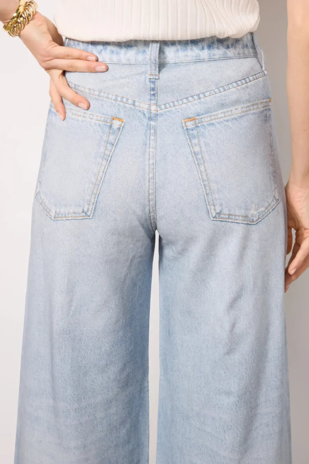 Pants & Leggings<RAG AND BONE MIRAMAR SOFIE CROPPED Meadowblue