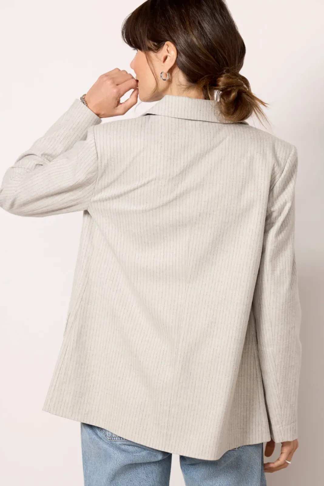Blazers & Jackets<Z SUPPLY Monroe Pinstripe Blazer Seasalt