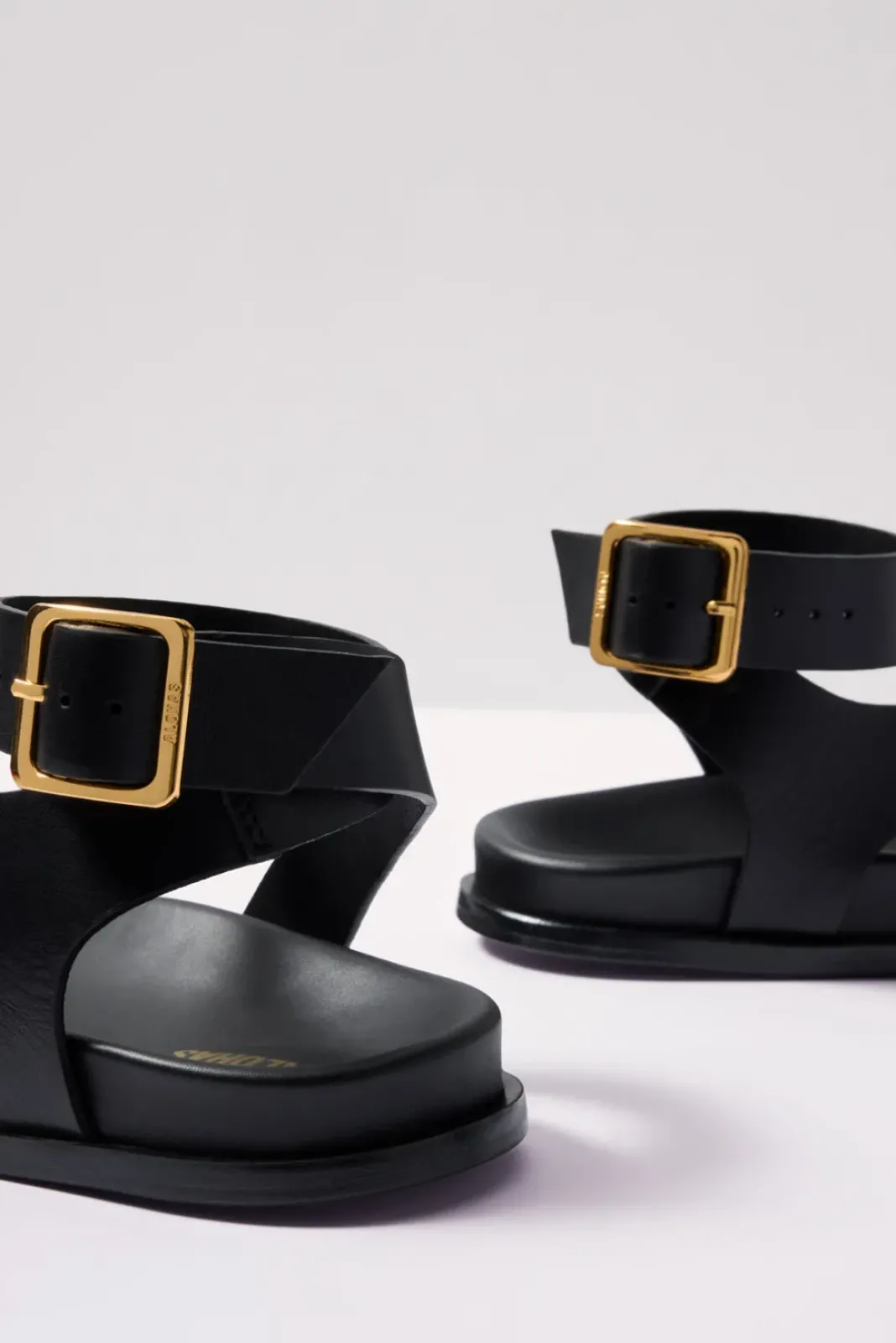 Shoes<ALOHAS Myles Leather Sandals Black