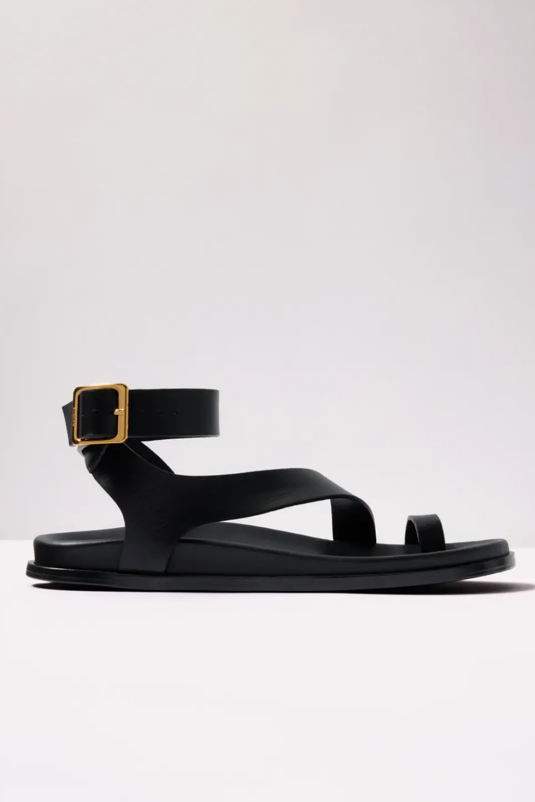 Shoes<ALOHAS Myles Leather Sandals Black