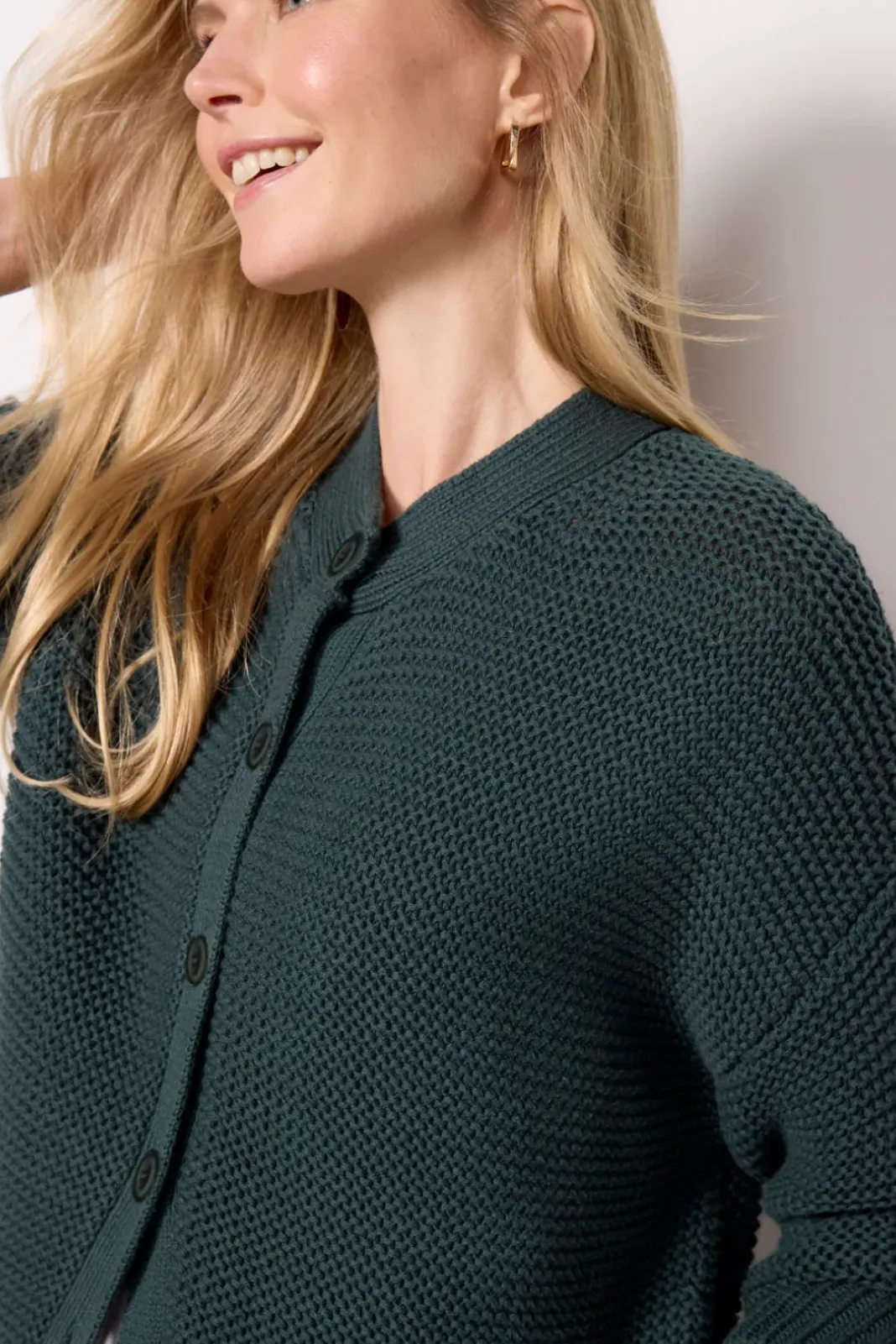 Sweaters<ALEX MILL Nico Chunky Cardigan Green