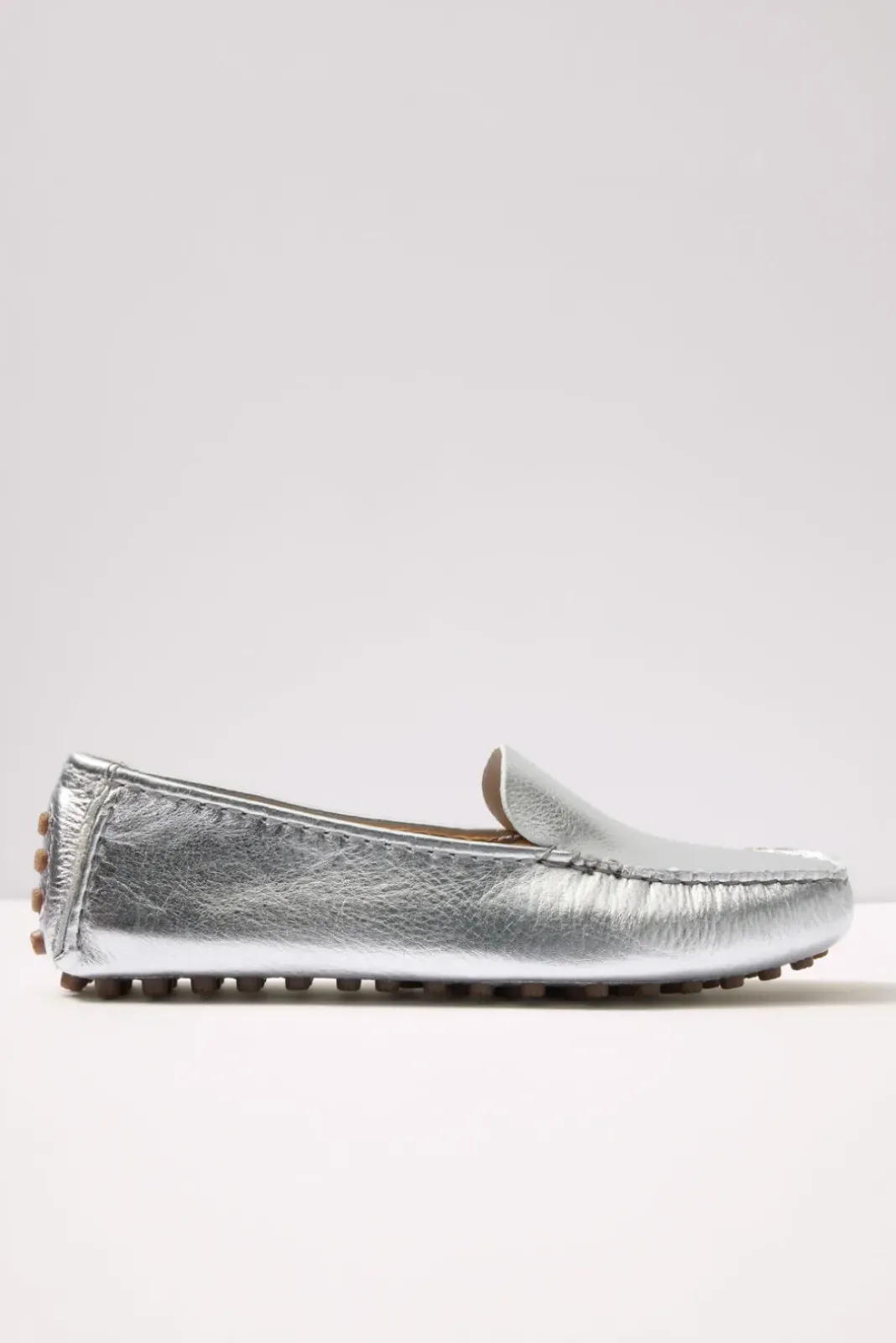 Shoes<SPERRY Port Driving Moccasin Silver