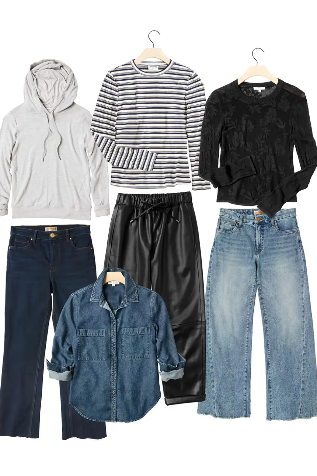 Tops & Tees<LNA Rilo Rib Long Sleeve Top Greymarl