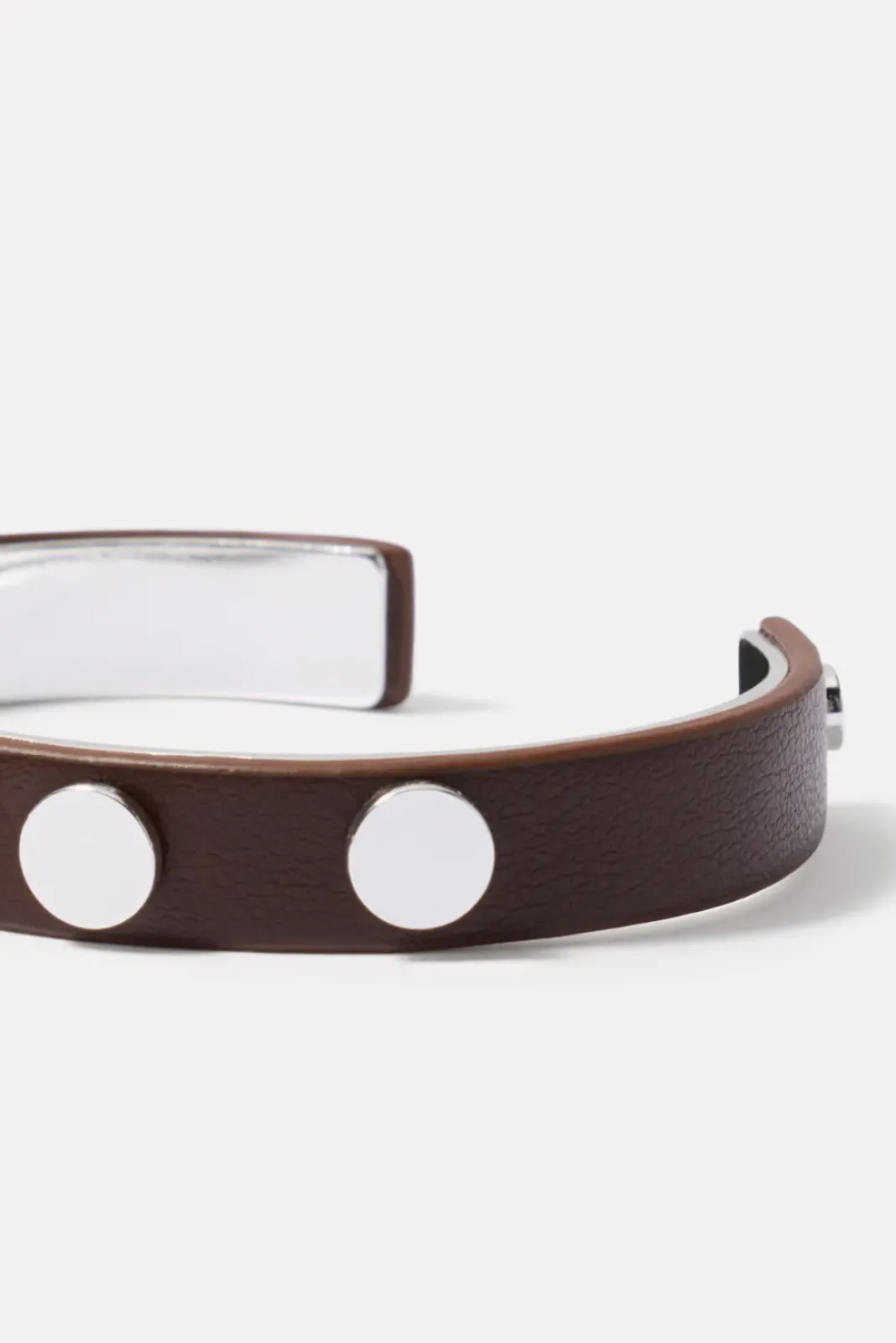 Jewelry<EVEREVE Roxy Studded Cuff Bracelet Brown/Silver
