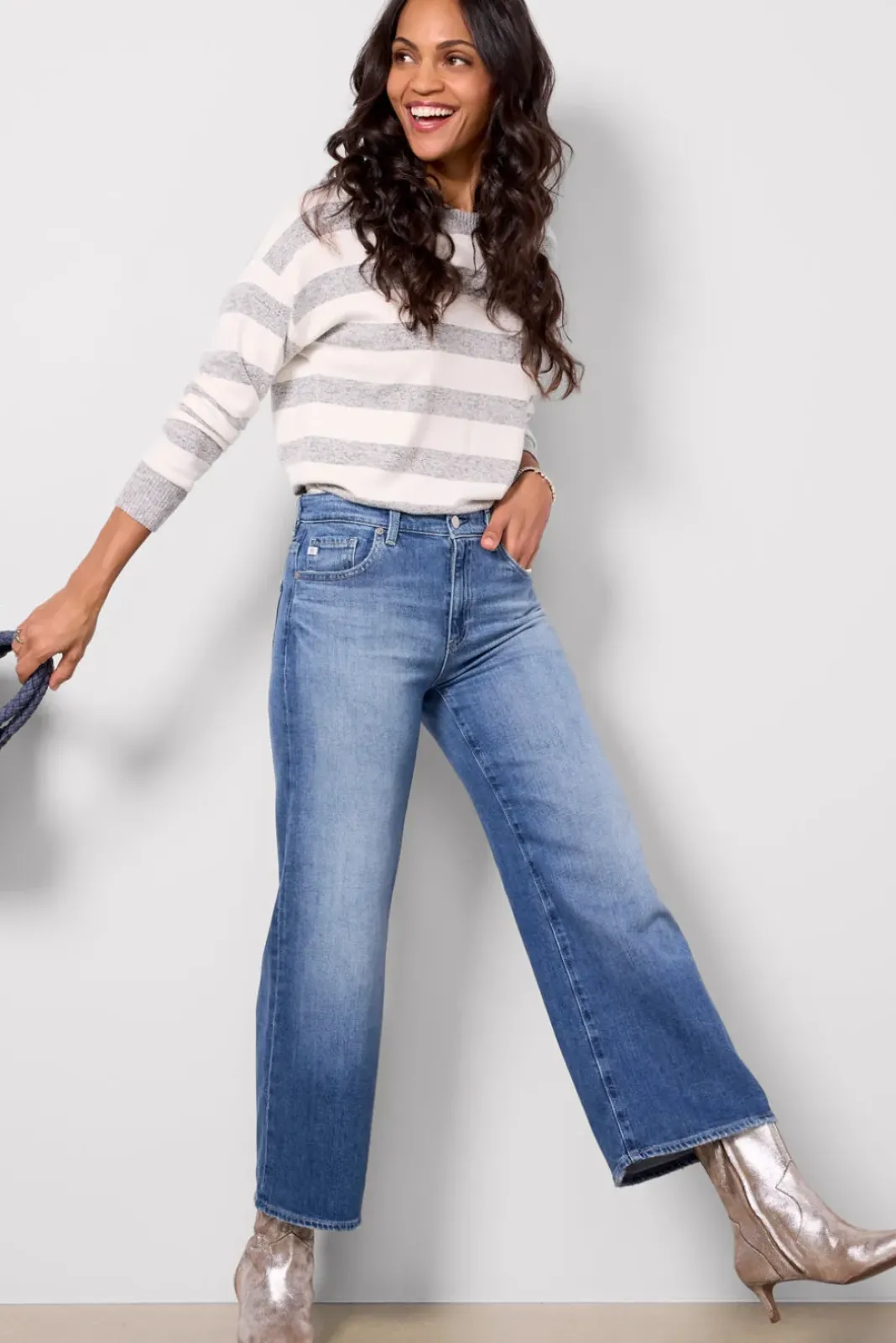 Jeans<AG Saige Wide Leg Bellcanyon