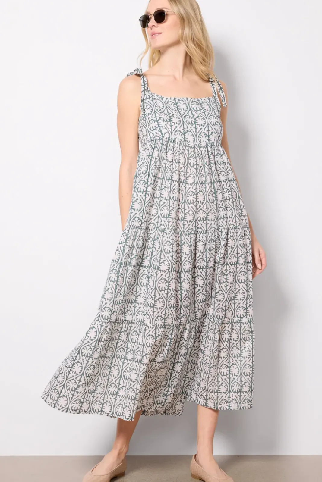 Dresses<EMERSON FRY Sara Tier Dress Vineforestorganic