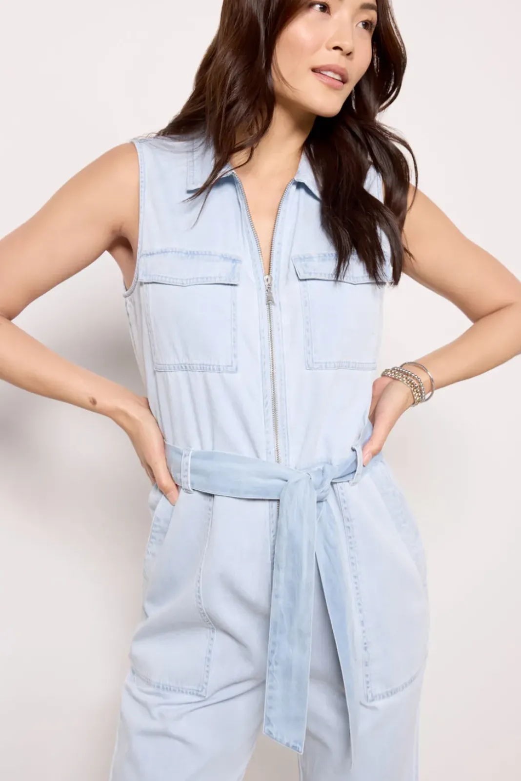 Jumpsuits & Rompers<CLOTH AND STONE Scarlett Jumpsuit Coastalmistwash