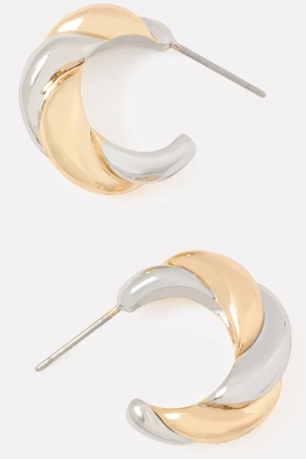 Jewelry<EVEREVE Sheridan Two Tone Hoops Twotone