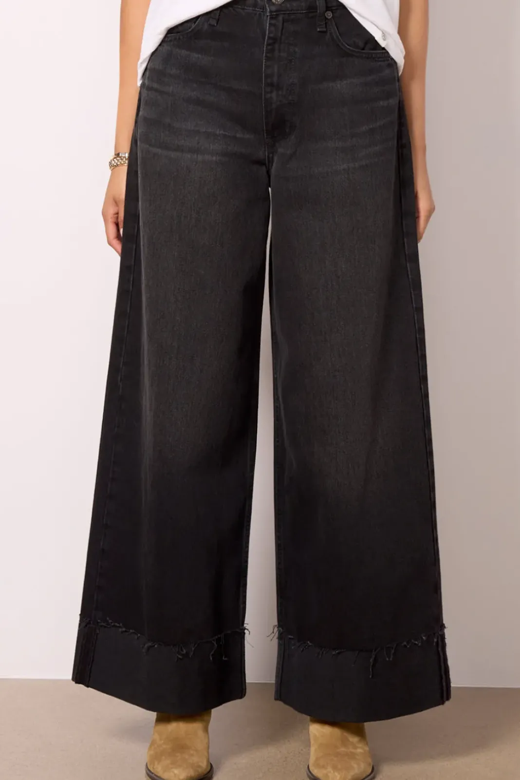 Jeans<RAG AND BONE SOFIE HIGH-RISE ANKLE WIDE LEG WITH CUFF Blair