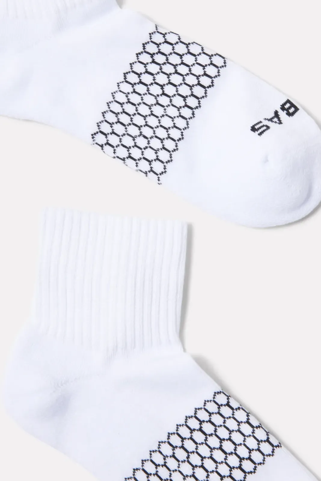 Socks<BOMBAS Solid Quarter 3 Pack White