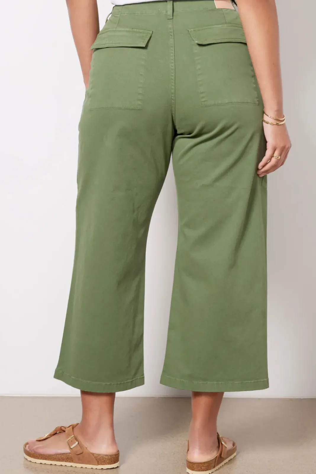 Pants & Leggings<PISTOLA Sophia Wide Leg Utility Pant Basil
