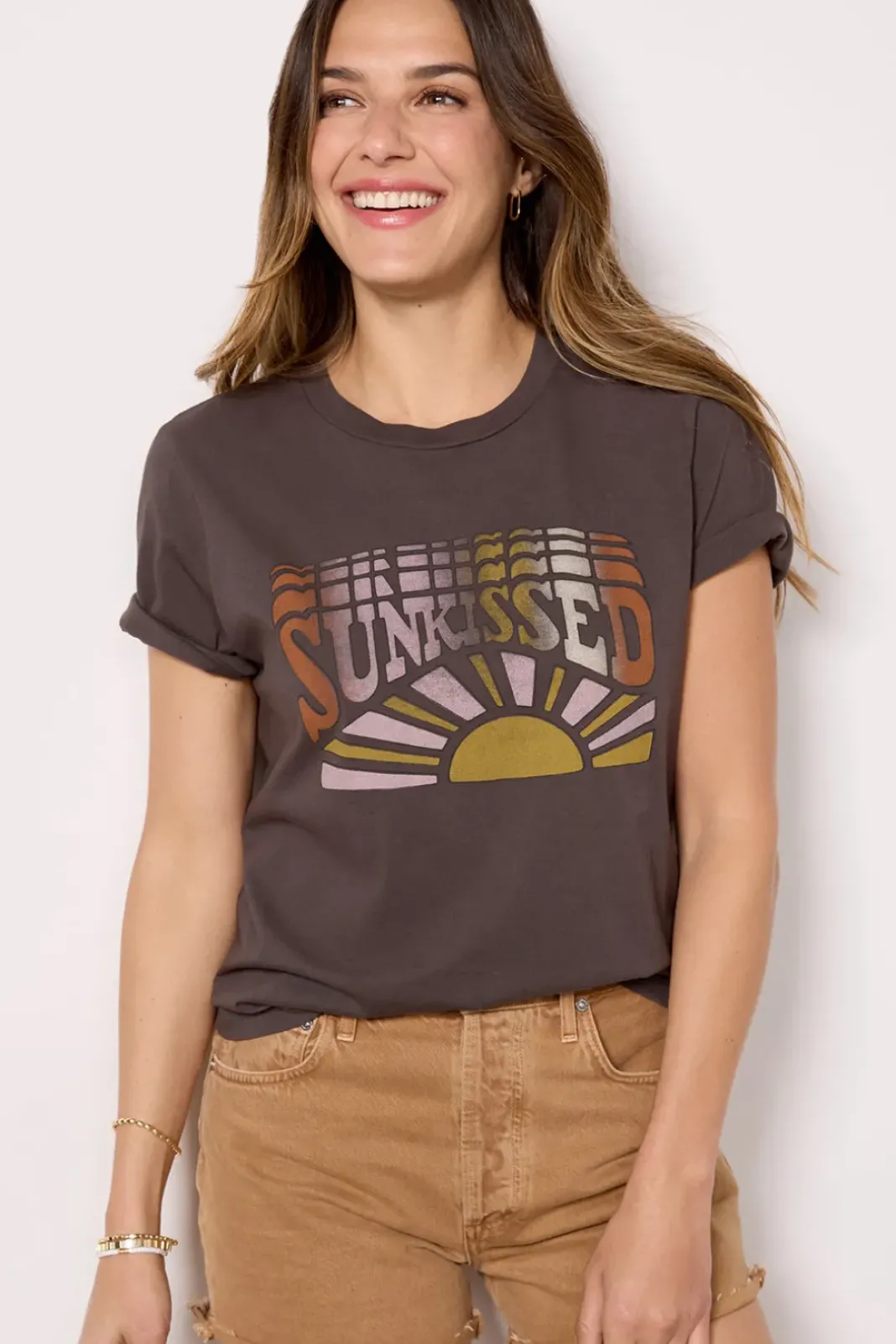Tops & Tees<MICHAEL STARS Sunkissed Tee Oxide