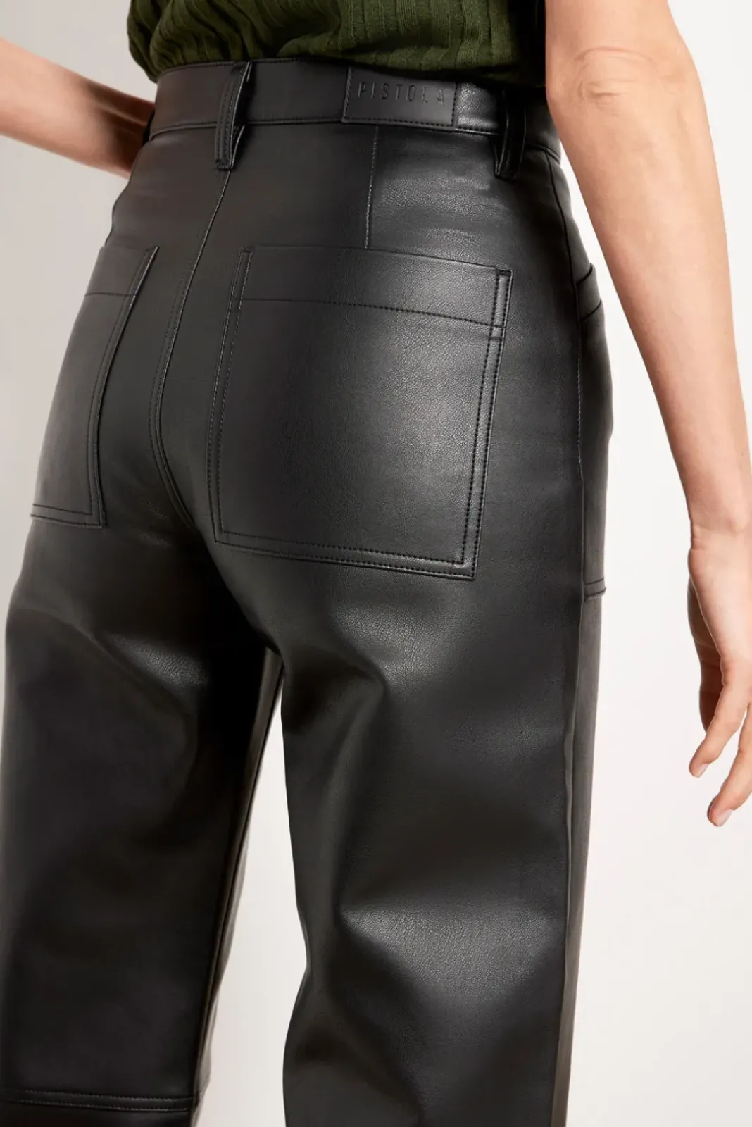 Pants & Leggings<PISTOLA Taylor Vegan Pants Slateblack