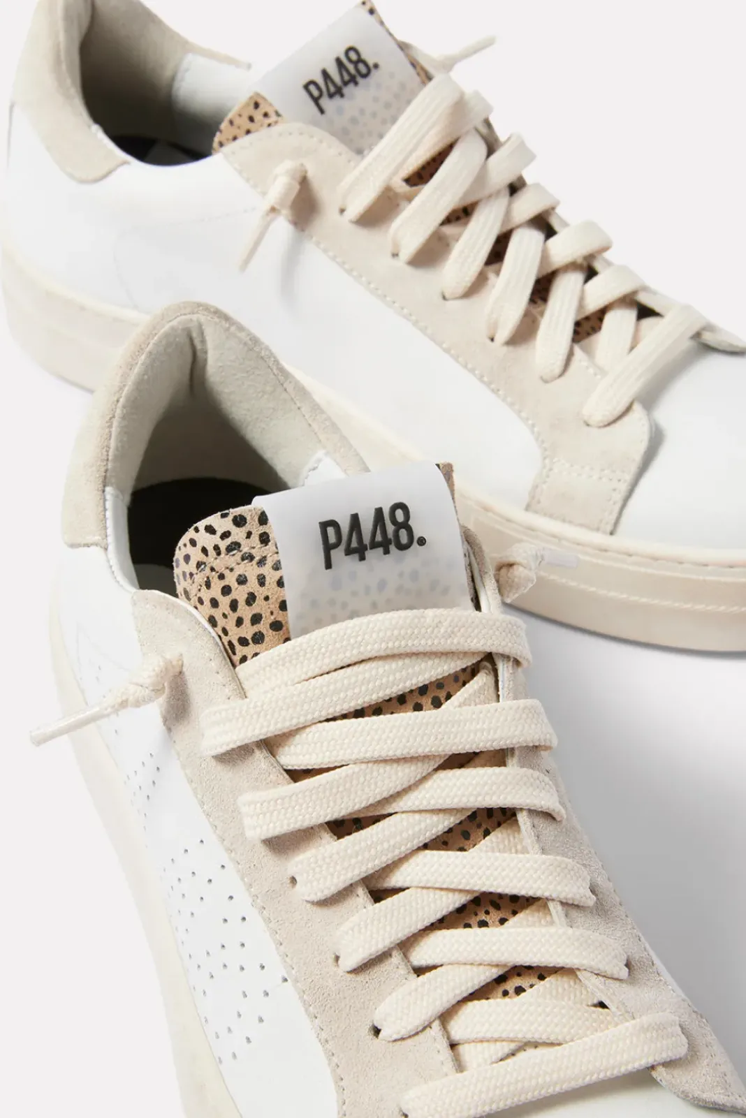 Shoes<P448 Thea w/ leopard tongue Whibeolat