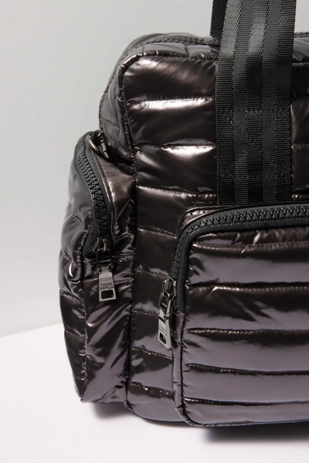 Bags<THINK ROYLN Voyager Tote Darkmochapatent