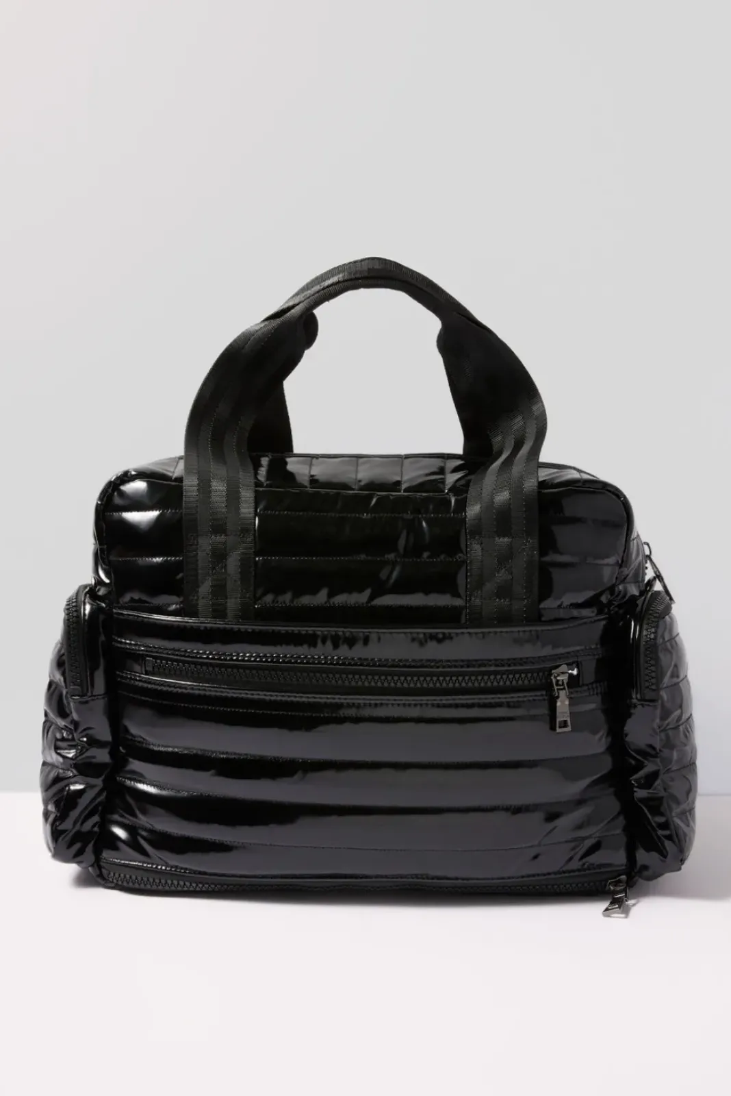Bags<THINK ROYLN Voyager Travel Tote Blackpatent